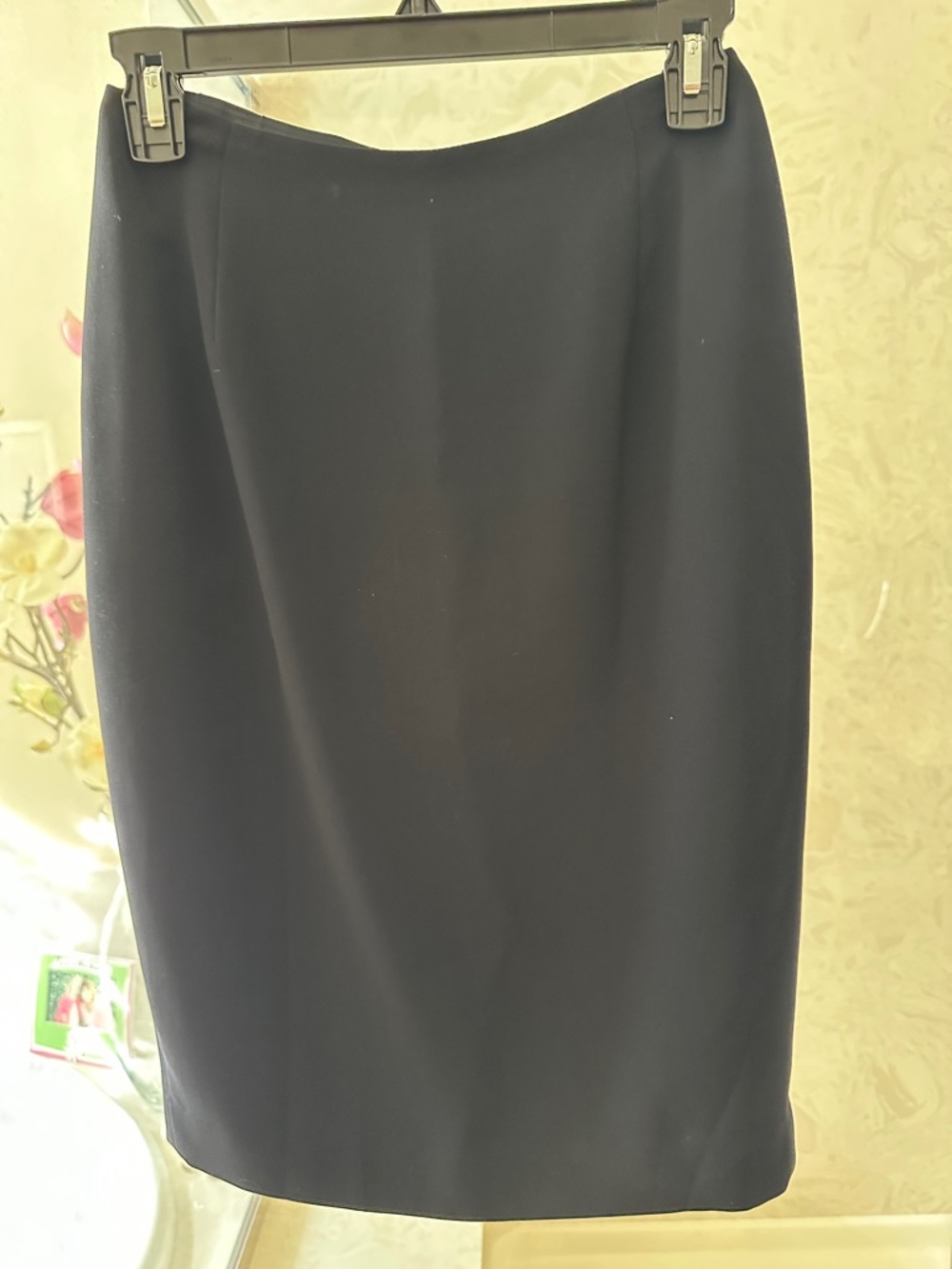 Classic Navy Pencil Skirt - Women's Tailored Skirt